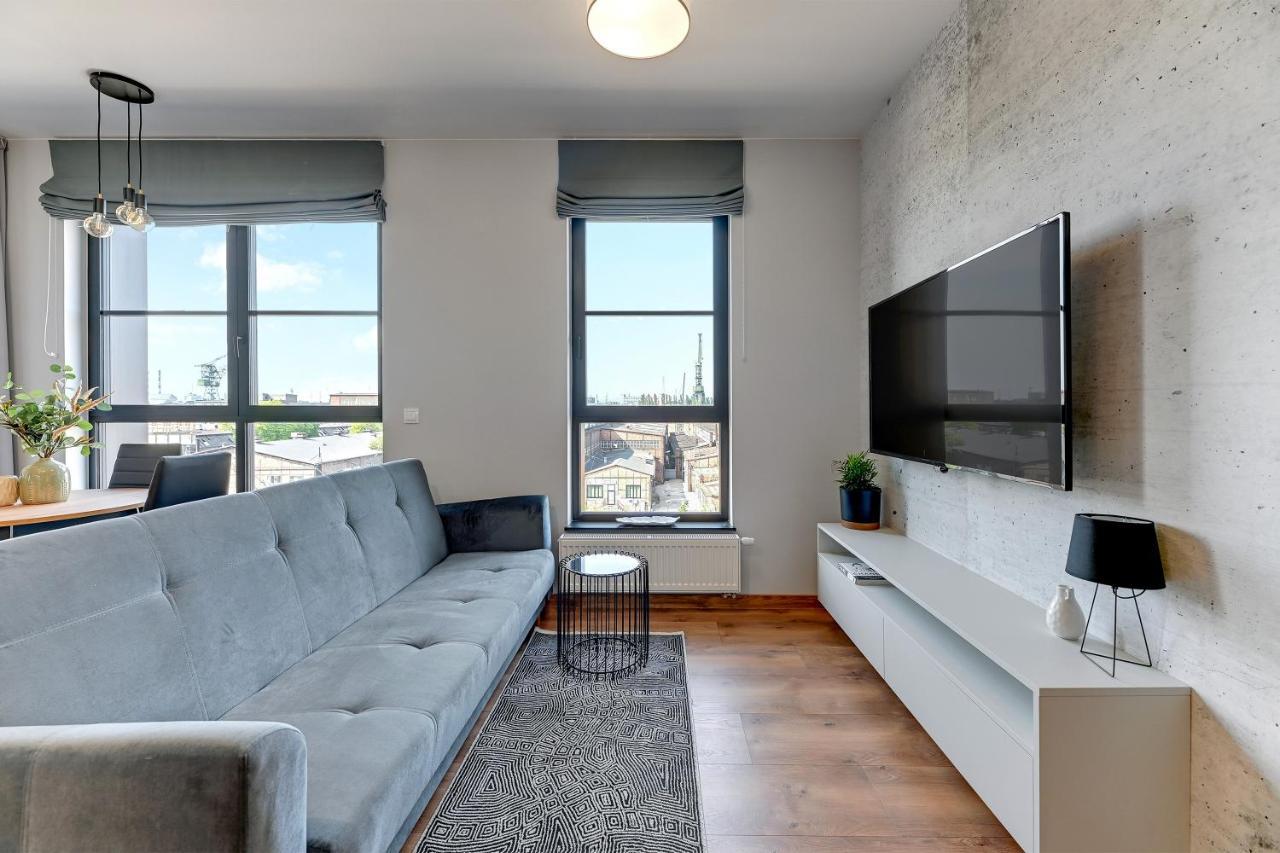 Doki Living & Foodhall By Downtown Apartments Gdańsk Eksteriør billede