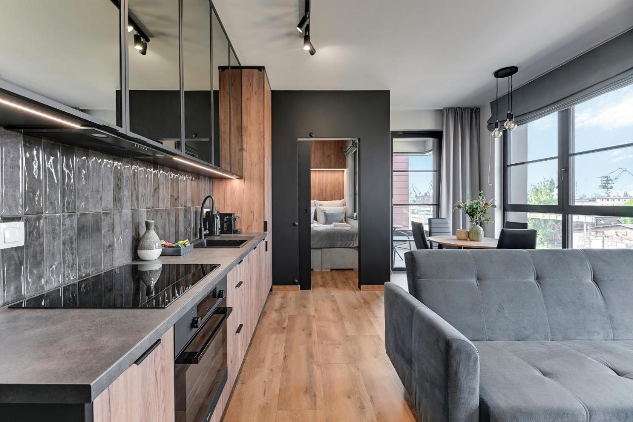 Doki Living & Foodhall By Downtown Apartments Gdańsk Eksteriør billede