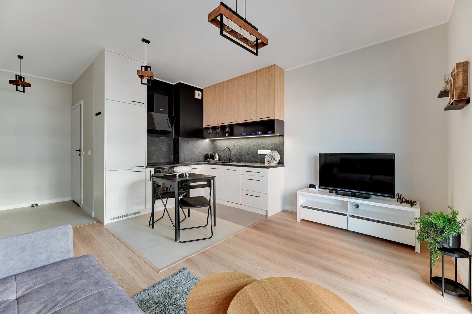 Doki Living & Foodhall By Downtown Apartments Gdańsk Værelse billede