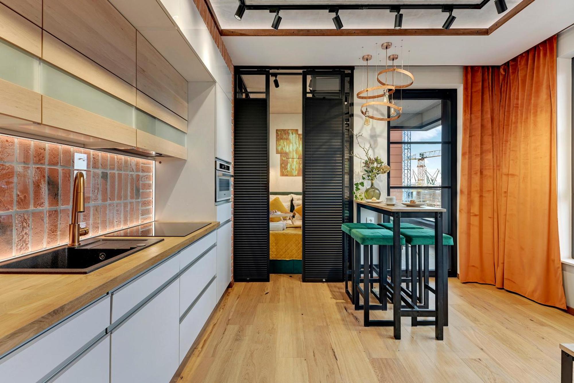 Doki Living & Foodhall By Downtown Apartments Gdańsk Værelse billede