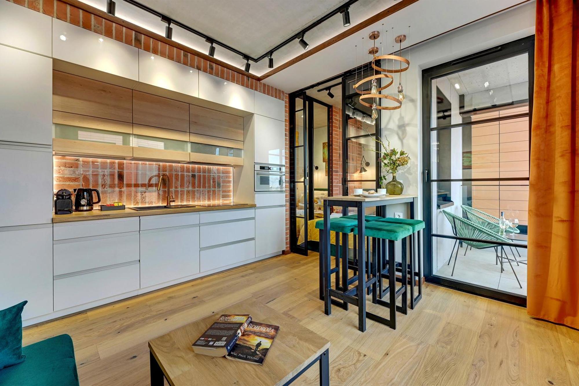 Doki Living & Foodhall By Downtown Apartments Gdańsk Værelse billede