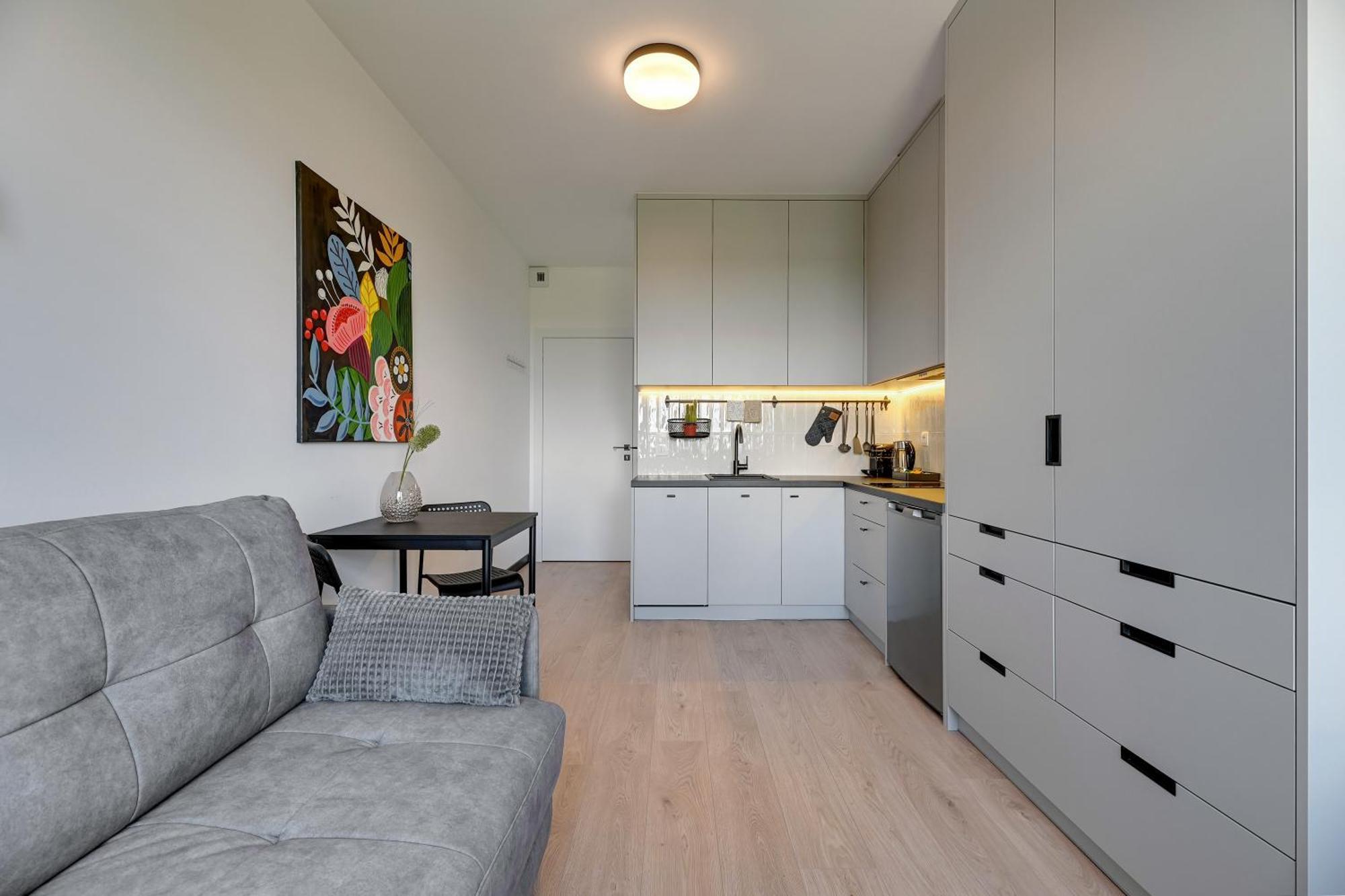 Doki Living & Foodhall By Downtown Apartments Gdańsk Værelse billede